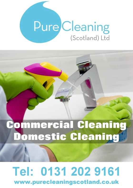 pure cleaning services website edinburgh